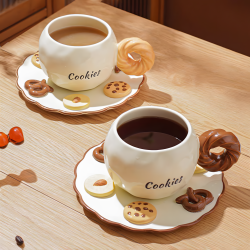 Porcelain Mug & Saucer